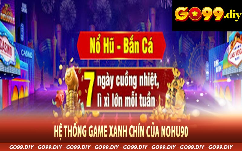 Hệ thống game xanh chín của Nohu90