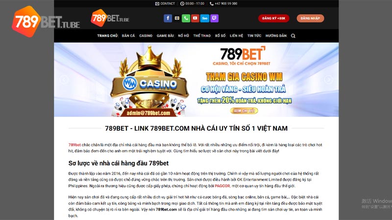 Giới thiệu tổng quan về sân chơi 789Bet